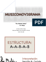 MUSICOGRAMA Familia Addams