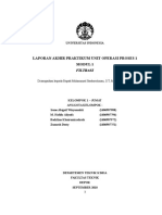 Laporan Akhir Filtrasi - Kelompok 1UOP Jumat Siang