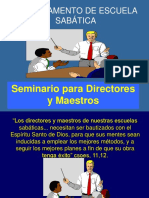 Seminario para Directores y Maestros 