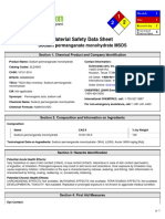 Sodium Permanganate Monohydrate MSDS: Section 1: Chemical Product and Company Identification