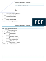 Personal Pronouns