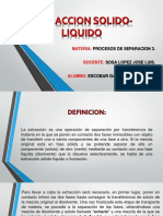 Extraccion Solido-Liquido