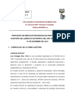 Carta Propuesta de Auditoria