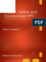 Health, Safety and Environment PPT: Associate Professor Dr. Noaman-Ul-Haq