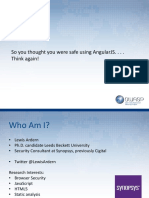 So You Thought You Were Safe Using Angularjs. - . - Think Again!