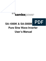 Codesolar Samlex SA 1000K SA 3000K Manual Mar2010