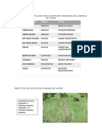 Inventario Agrostologico de Las Especies Vegetales de La Granja de Yauris