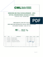 GMS-SPT-013 Pneumatic On-Off Valve and Motor Operated Valve Specification - Rev 1