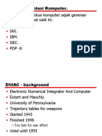 Evolusi Komputer. Membahas Evolusi Komputer Sejak Generasi Pertama Sampai Saat Ini. Eniac. Ias. Ibm. Dec. PDP - 8