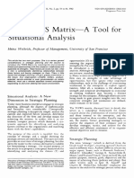 The TOWS Matrix A Tool For Situational Analysis