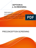 Preconception & Prenatal Screening