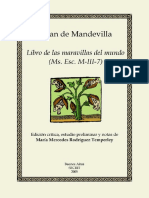 Juan de Mandevilla Libro de Las Maravill PDF