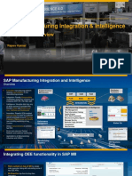 SAP Manufacturing Integration & Intelligence Certification Overview