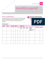 Sample - Monthly Payroll