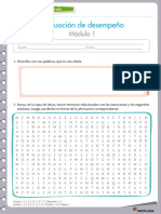 Ciencia 4 Evaluacion de Desempeño