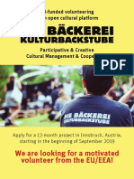 CallforVolunteers Baeckerei Sept2019 Austria