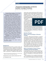 Practical Applications: A New Index Proposed For Determination of Outcome of Recession Coverage Procedures