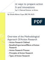 Different Ways To Prepare Action Research and Innovations