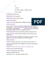 Clases de Adjetivos - Docx Practica de Lenguaje