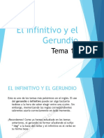 Tema 16 - Infinitivo y Gerundio