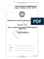 Gs8161 PSPP Lab Manual