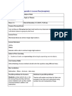 Lesson Plan Subtract Single Digit Numbers