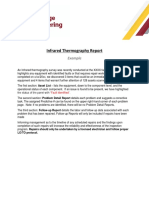 Infrared Thermography Report: Example