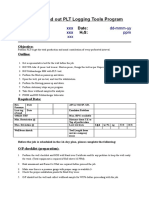 Schlumberger Production Logging Tool Program