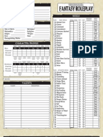 Character Sheets