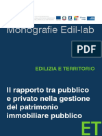 Il Rapporto Tra Pubblico e Privato Nella Gestione Del Patrimonio Immobiliare Pubblico