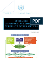 Guidelines On Performance Assessment of Public Weather Services