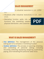 Sales Management