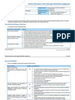 Senior Manager Stakeholder Engagement