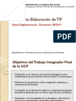 Seminario TIF ESQUEMA PROYECTO INVESTIGACION PDF