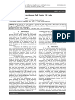 Adiabatic Implementation On Full Adder Circuits: R.Swapna, Shoban Mude