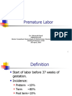 Lecture-20 Premature Labor