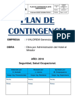 Plan de Contingencia Moquegua