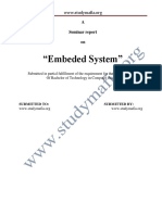 CSE Embedded Systems Report