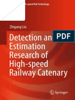 Detection and Estimation Research of High Speed Railway Catenary