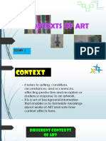 Context of Arts