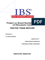 Faster Than Before: Project On Brand Revitalization of