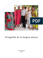 Ortografía de La Lengua Wayuu