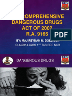 Seminar On Drugs RA9165