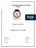 Law of Torts 