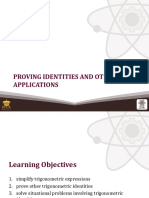 Proving Identities and Other Applications