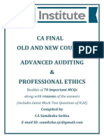 1554382617CA Final Audit MCQ Booklet PDF