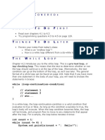 The While Loop Do-While Loops: Opics Overed