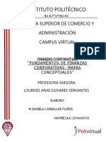 Mapa Mental: Finanzas Corporativas.