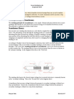 Transformer:: Date:02-04-2019 Power Distribution Lab Assignment No:01