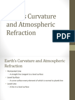 Earth's Curvature and Atmospheric Refraction